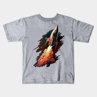 Retro Rocket Kids T-Shirt